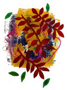 Red Leaves by Sarah Thompson Engels